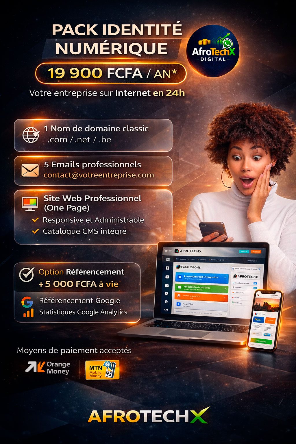 Pack Identité Numérique Afrotechx